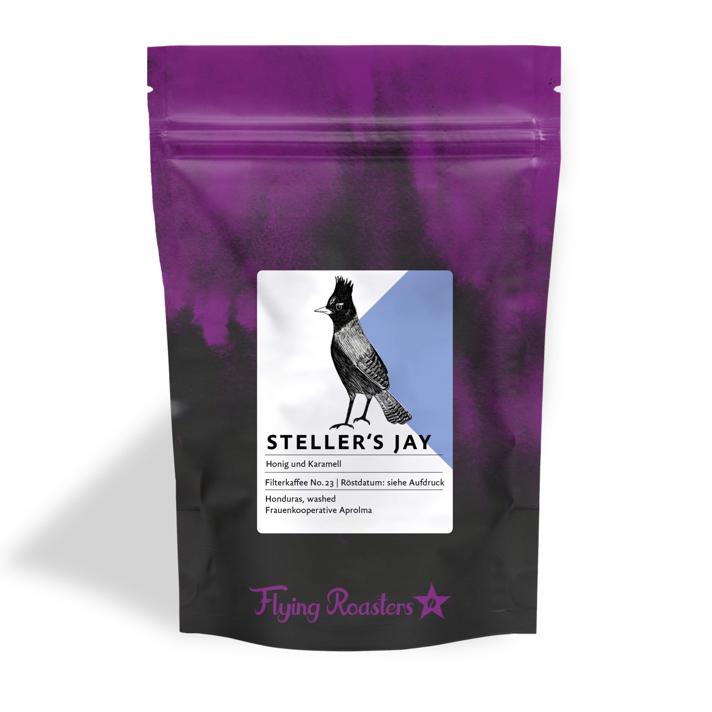 Filterkaffee Steller's Jay aus Honduras Kaffeetüte für Filterkaffee Steller's Jay von Frauenkooperative in Honduras